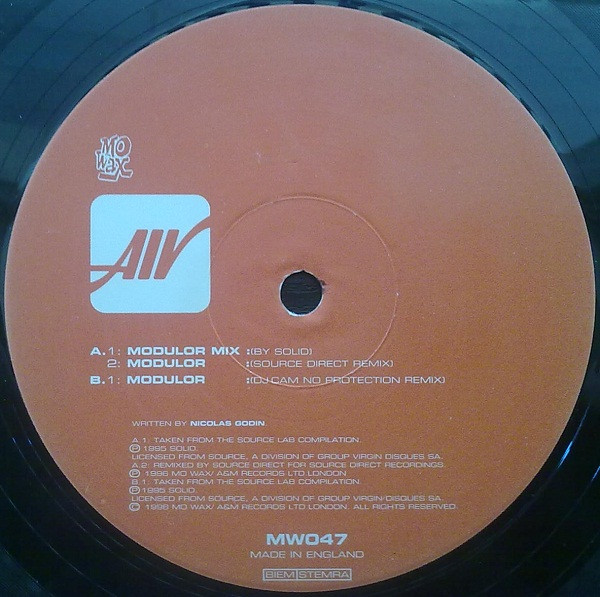 AIR - Modulor Mix | Mo Wax (MW047) - 4