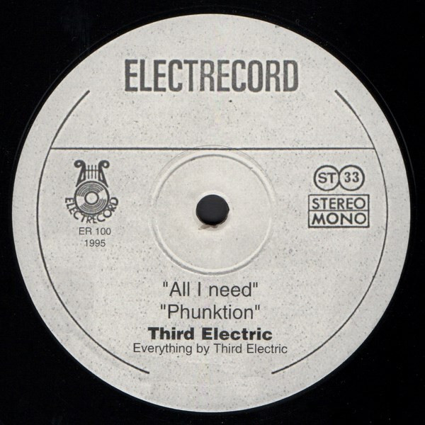 Third Electric - 1.9.8.3. | Electrecord (ER 100) - 2