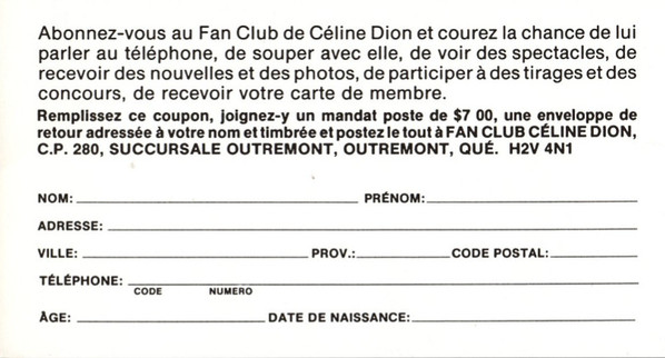 Céline Dion - Mélanie | Les Disques TBS (TBS 501) - 7 Céline Dion - Mélanie | Les Disques TBS (TBS 501) - 7