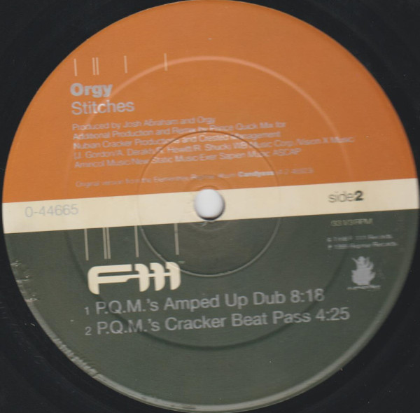 Orgy - Stitches | F-111 Records (0-44665) - 5 Orgy - Stitches | F-111 Records (0-44665) - 5