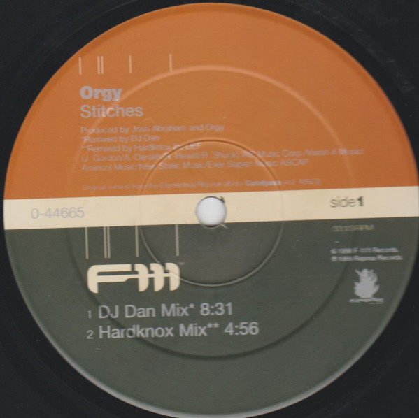 Orgy - Stitches | F-111 Records (0-44665) - 4 Orgy - Stitches | F-111 Records (0-44665) - 4