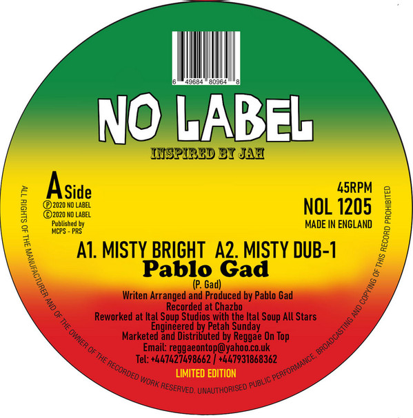 Pablo Gad - Misty Bright | No Label (NOL1205) - 3