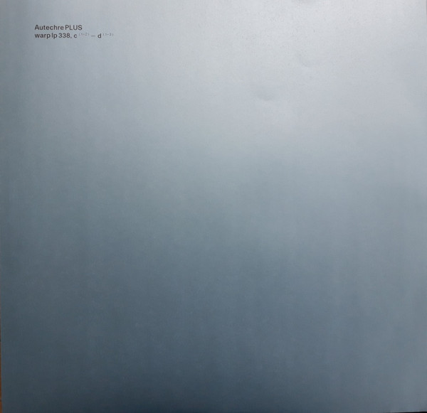 Autechre - PLUS | Warp Records (warp lp 338) - 7 Autechre - PLUS | Warp Records (warp lp 338) - 7