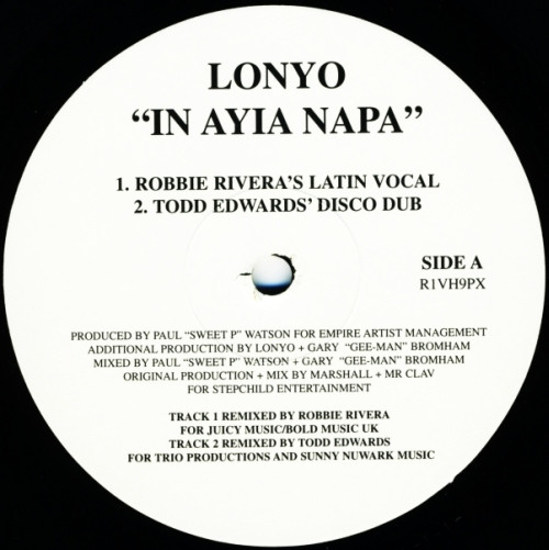 Lonyo - In Ayia Napa | Riverhorse Records (RIVH9PX) - main Lonyo - In Ayia Napa | Riverhorse Records (RIVH9PX) - main