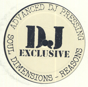 Soul Dimensions - Reasons | DJ Exclusive (XDJ-006)
