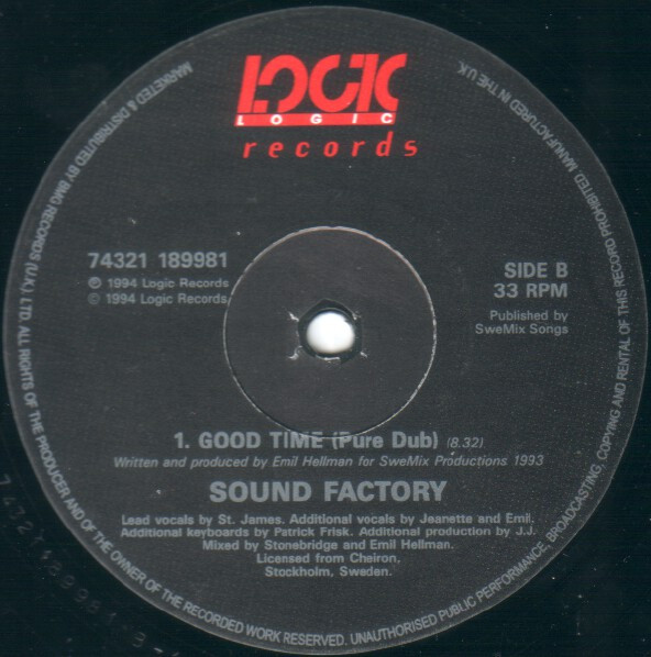 SoundFactory - Good Time | Logic Records (74321 18998 1) - 4