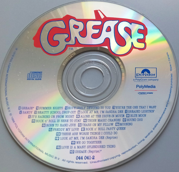 Various - Grease (The Original Soundtrack From The Motion Picture) | Polymedia (044 041-2) - 3 Various - Grease (The Original Soundtrack From The Motion Picture) | Polymedia (044 041-2) - 3