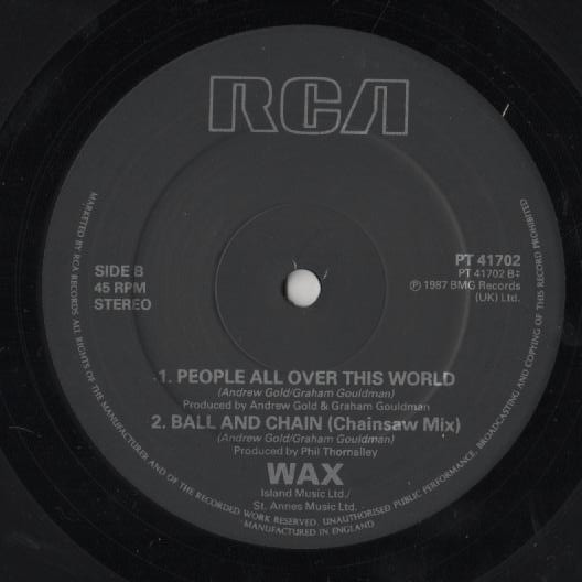 Wax - In Some Other World | RCA (PT41702) - 3 Wax - In Some Other World | RCA (PT41702) - 3
