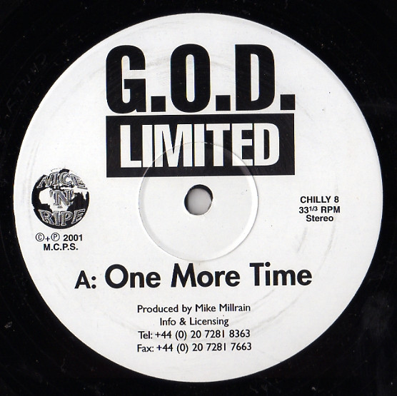 G.O.D. - One More Time / Dangermouse | G.O.D. (CHILLY-8) - main