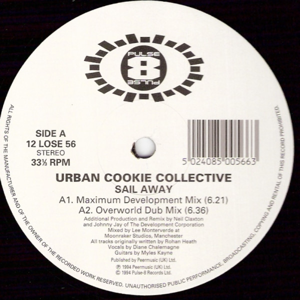 Urban Cookie Collective - Sail Away | Pulse-8 Records (12 LOSE 56) - 3