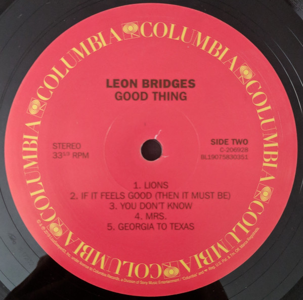 Leon Bridges - Good Thing | Columbia (19075830351) - 4 Leon Bridges - Good Thing | Columbia (19075830351) - 4