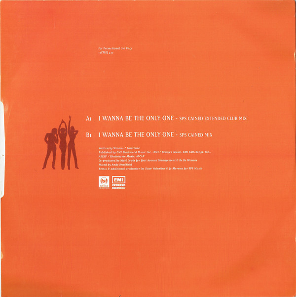 Eternal Featuring BeBe Winans - I Wanna Be The Only One | EMI United Kingdom (12EMDJ 472) - 2 Eternal Featuring BeBe Winans - I Wanna Be The Only One | EMI United Kingdom (12EMDJ 472) - 2