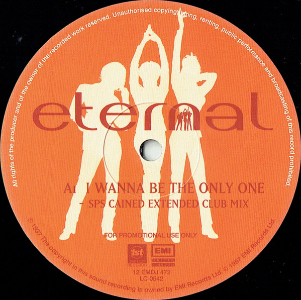 Eternal Featuring BeBe Winans - I Wanna Be The Only One | EMI United Kingdom (12EMDJ 472) - 3 Eternal Featuring BeBe Winans - I Wanna Be The Only One | EMI United Kingdom (12EMDJ 472) - 3