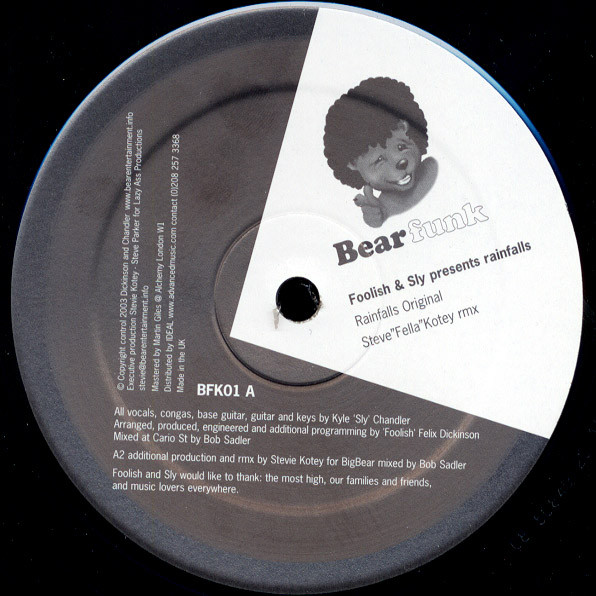 Foolish & Sly - Rainfalls | Bear Funk (BFK01) - main Foolish & Sly - Rainfalls | Bear Funk (BFK01) - main