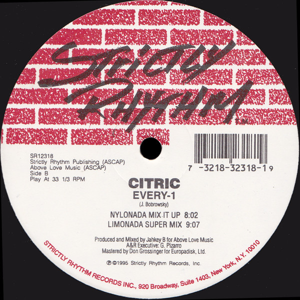 Citric - Every-1 | Strictly Rhythm (SR12318) - 3