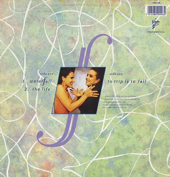 Wendy and Lisa - Waterfall | Virgin (VINX 196) - 2