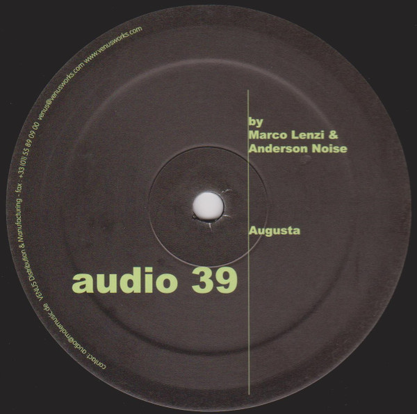 Marco Lenzi & Anderson Noise - Augusta | Fine Audio Recordings (AUDIO 039)