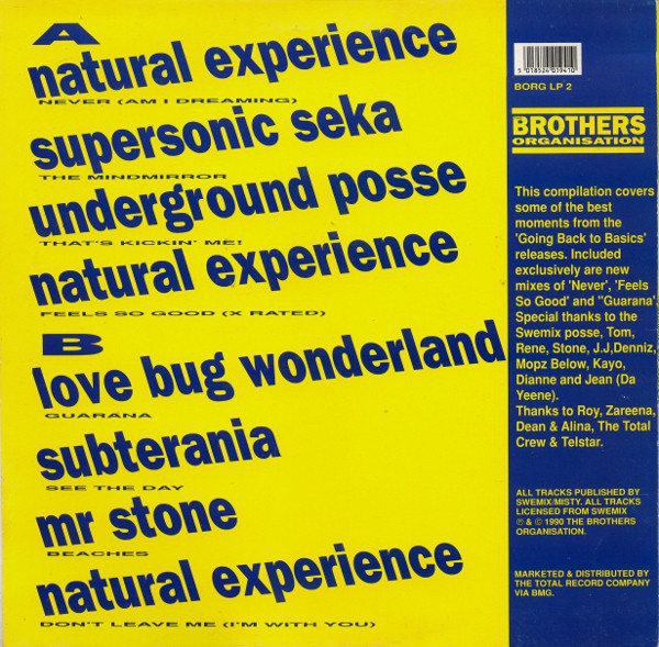 Various - Going Back To Basics! The Continuation | The Brothers Organisation (BORG LP 2) - 2 Various - Going Back To Basics! The Continuation | The Brothers Organisation (BORG LP 2) - 2