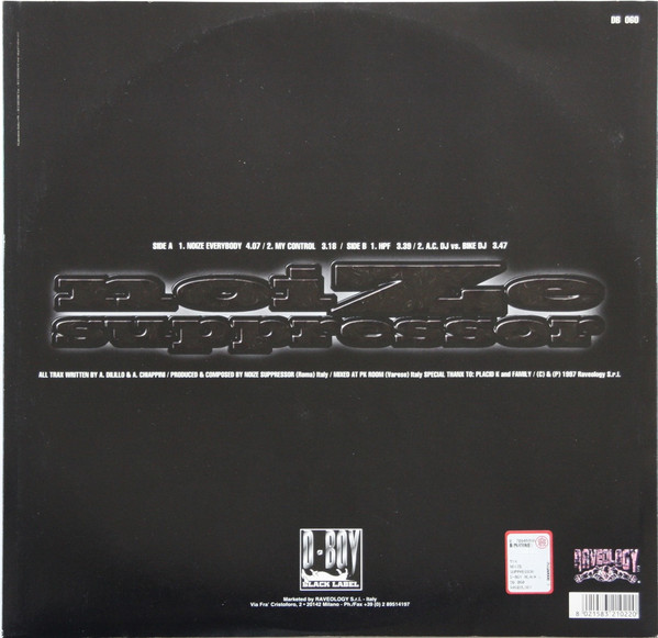 Noize Suppressor - Noize Suppressor E.P. | D-Boy Black Label (DB 060) - 2