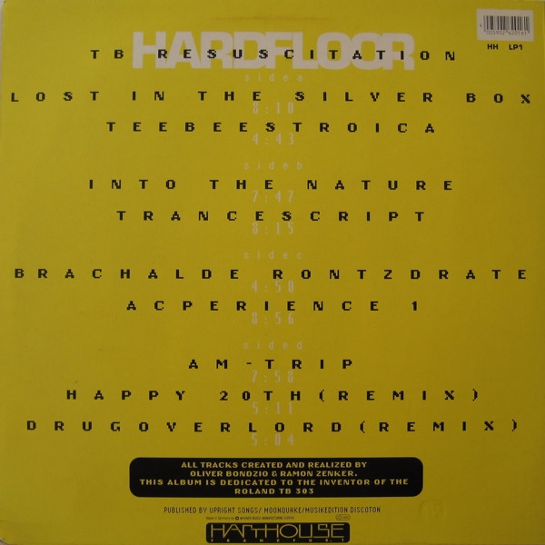 Hardfloor - TB Resuscitation | Harthouse (HH LP1) - 2