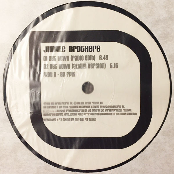 Jungle Brothers - Get Down | Gee Street (GEE 50100836 P) - 2 Jungle Brothers - Get Down | Gee Street (GEE 50100836 P) - 2