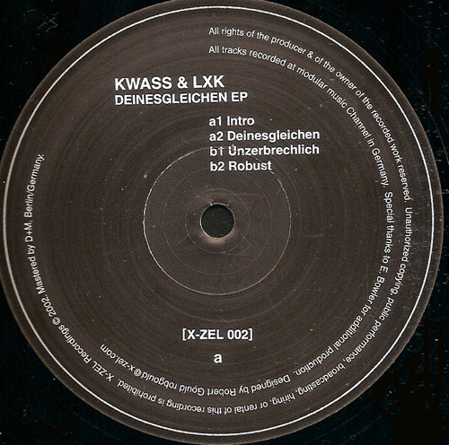 Kwass & LXK - Deinesgleichen EP | X-Zel (X-ZEL 002) - 2
