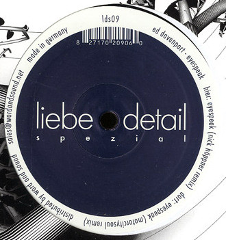 Ed Davenport - Eyespeak | liebe*detail spezial (lds09) - main Ed Davenport - Eyespeak | liebe*detail spezial (lds09) - main
