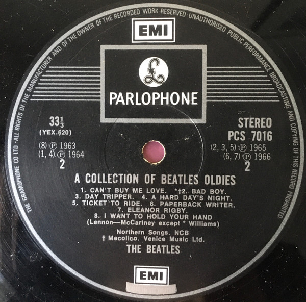 The Beatles - A Collection Of Beatles Oldies | Parlophone (PCS 7016) - 4