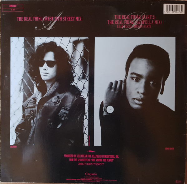 John "Jellybean" Benitez Featuring  Steven Dante - The Real Thing | Chrysalis (609 476) - 2