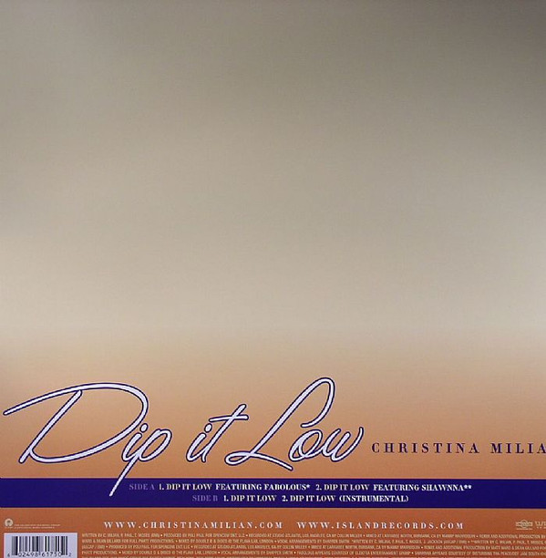 Christina Milian - Dip It Low | Island Records (B0002304-11) - 2