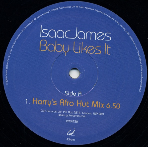 Isaac James - Baby Likes It | Gut Records (12GUT50) - 3 Isaac James - Baby Likes It | Gut Records (12GUT50) - 3