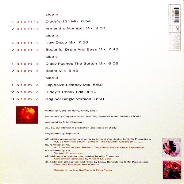 Blondie - Atomic | Chrysalis (VV 58340) - 3