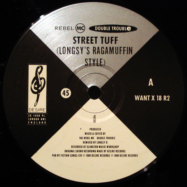 Double Trouble & Rebel MC - Street Tuff | Desire Records (WANT X 18 R2) - 3