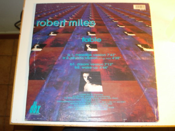 Robert Miles - Fable | DBX Records (DBX 027M) - 2 Robert Miles - Fable | DBX Records (DBX 027M) - 2