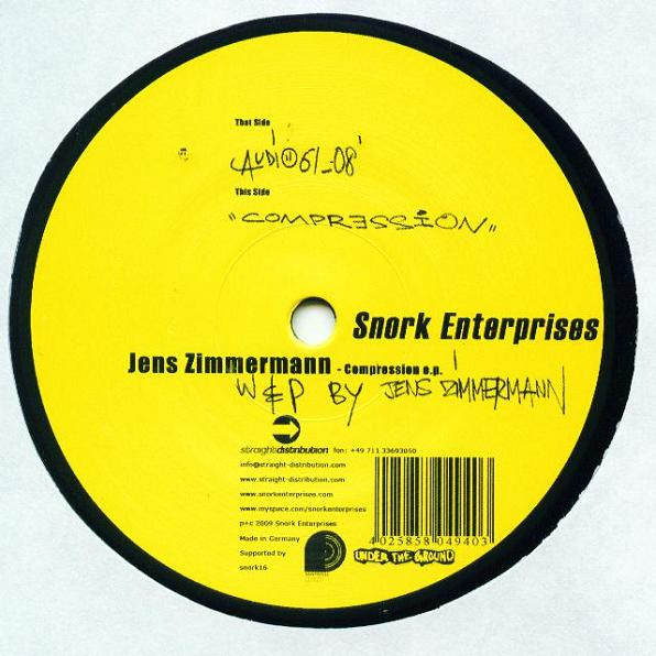 Jens Zimmermann - Compression E.P. | Snork Enterprises (snork16)