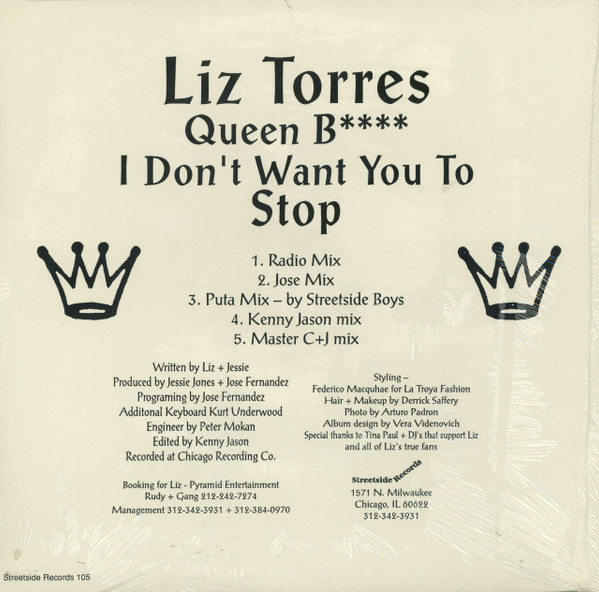 Liz Torres - I Don't Want You To Stop | Streetside Records (SS-105) - 2 Liz Torres - I Don't Want You To Stop | Streetside Records (SS-105) - 2