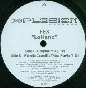 Fex - LoHand | Xplosion Records (XR-005) - main Fex - LoHand | Xplosion Records (XR-005) - main