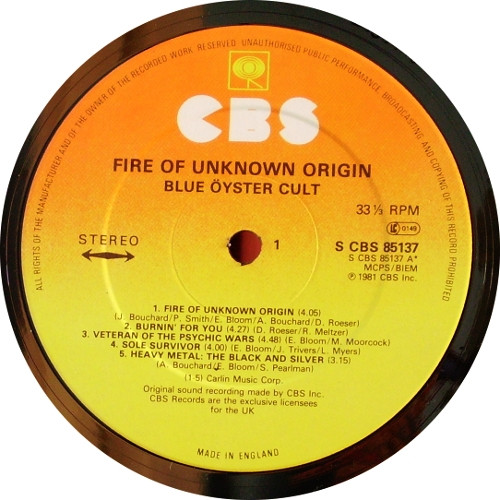 Fire Of Unknown Origin