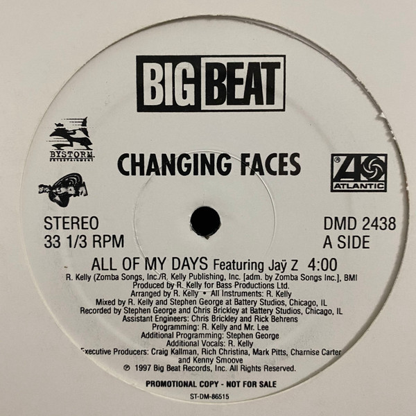 Changing Faces - All Of My Days | Big Beat (DMD 2438) - main