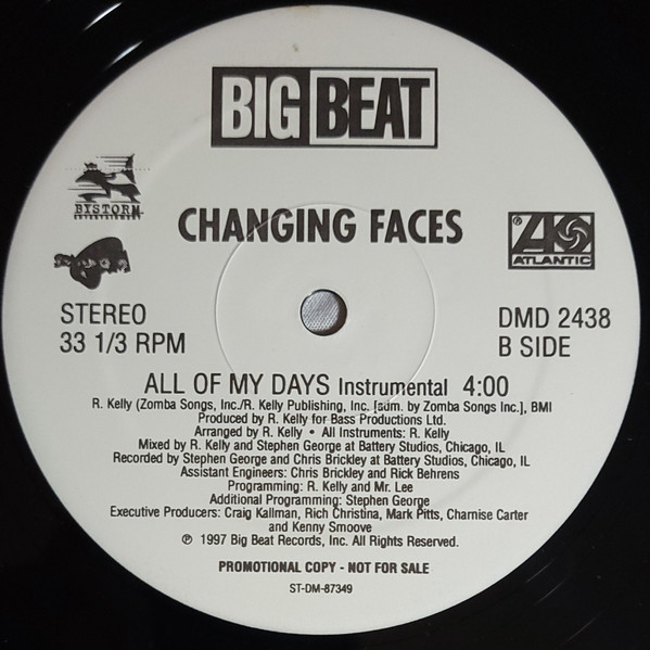 Changing Faces - All Of My Days | Big Beat (DMD 2438) - 2