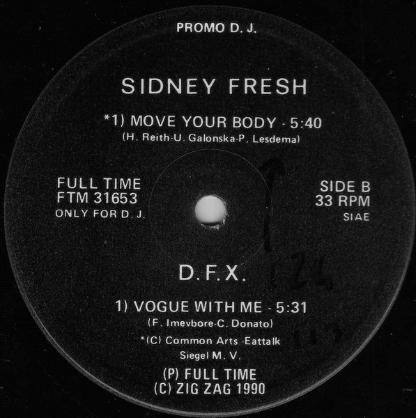 Moy Boy / Sidney Fresh / D.F.X. - New Age System / Move Your Body / Vogue With Me | Full Time Records (FTM 31653) - 2 Moy Boy / Sidney Fresh / D.F.X. - New Age System / Move Your Body / Vogue With Me | Full Time Records (FTM 31653) - 2
