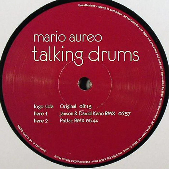 Mario Aureo - Talking Drums | Bouq. Records (bouq.001-6) - 2 Mario Aureo - Talking Drums | Bouq. Records (bouq.001-6) - 2