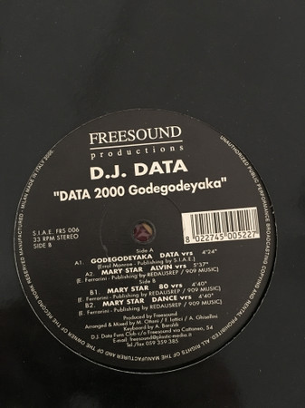 D.J. Data - Data 2000 Godegodeyaka | Freesound Productions (FRS 006) - main D.J. Data - Data 2000 Godegodeyaka | Freesound Productions (FRS 006) - main