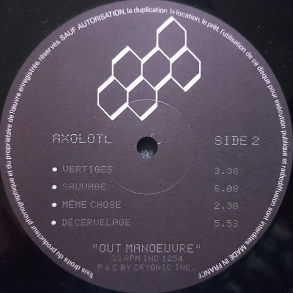 Axolotl - Outmanœuvre | Cryonic Inc. (INC 1254) - 4