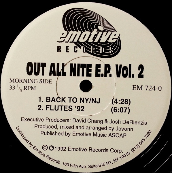 Jovonn - Out All Nite E.P. Vol. 2 | Emotive Records (EM 724-0) - 2