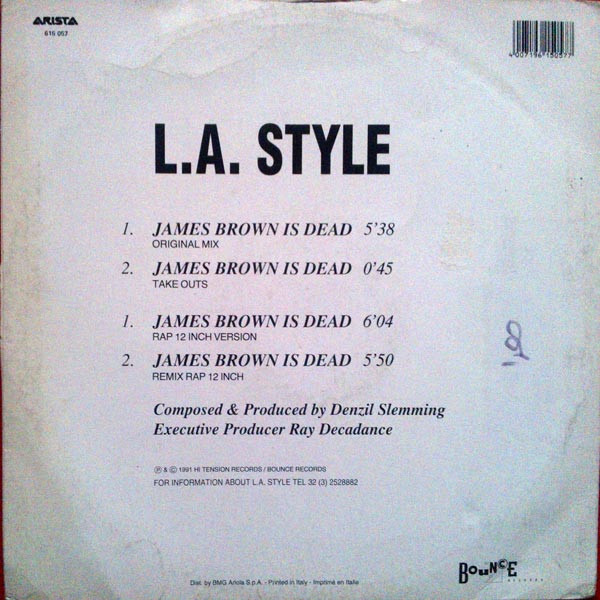 L.A. Style - James Brown Is Dead | Arista (615 057) - 2