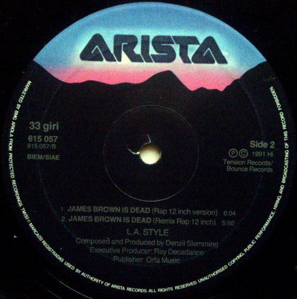 L.A. Style - James Brown Is Dead | Arista (615 057) - 4