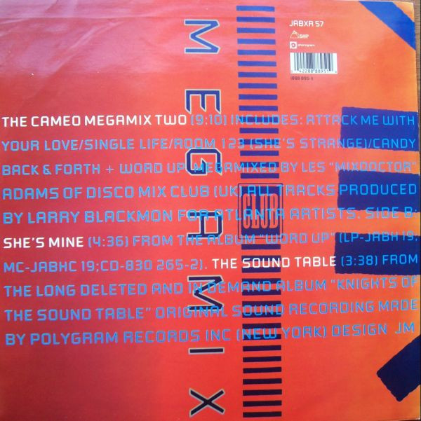 Cameo - The Cameo Megamix Two | Club (JABXR 57) - 2
