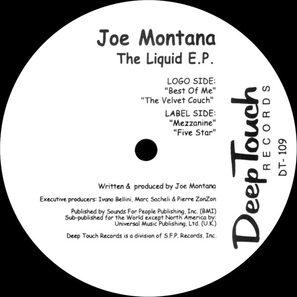 Joe Montana - The Liquid E.P. | Deep Touch Records (DT-109) - main Joe Montana - The Liquid E.P. | Deep Touch Records (DT-109) - main
