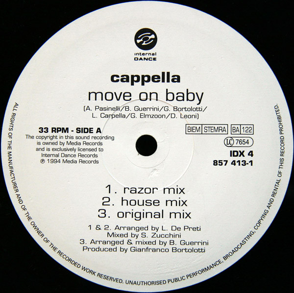Cappella - Move On Baby | Internal Dance (IDX 4) - 3